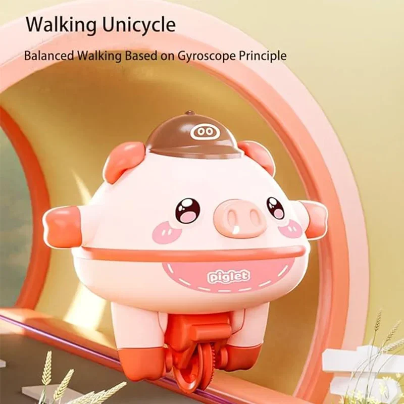 

Баланс акробатики, милая свинья, новинка, трос, прогулочный стакан, поросенок, одноколесный велосипед, гироскоп на кончике пальца, балансирующая игрушка для детей