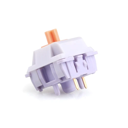 Imagen 1 del producto 30 piezas EPOMAKER Wisteria táctil 46gf interruptor lubricado de fábrica de 5 pines para teclado mecánico intercambiable en caliente para jugar