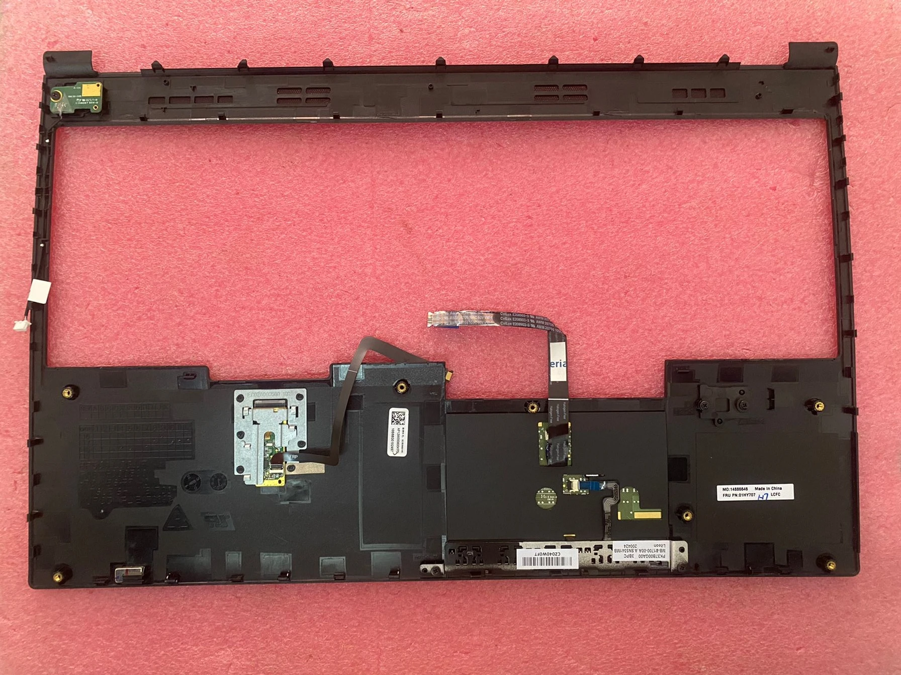 New and Original Upper Case Shell C Cover for Lenovo ThinkPad P50 P51 Palmrest Cover With Touchpad FPR 01HY707