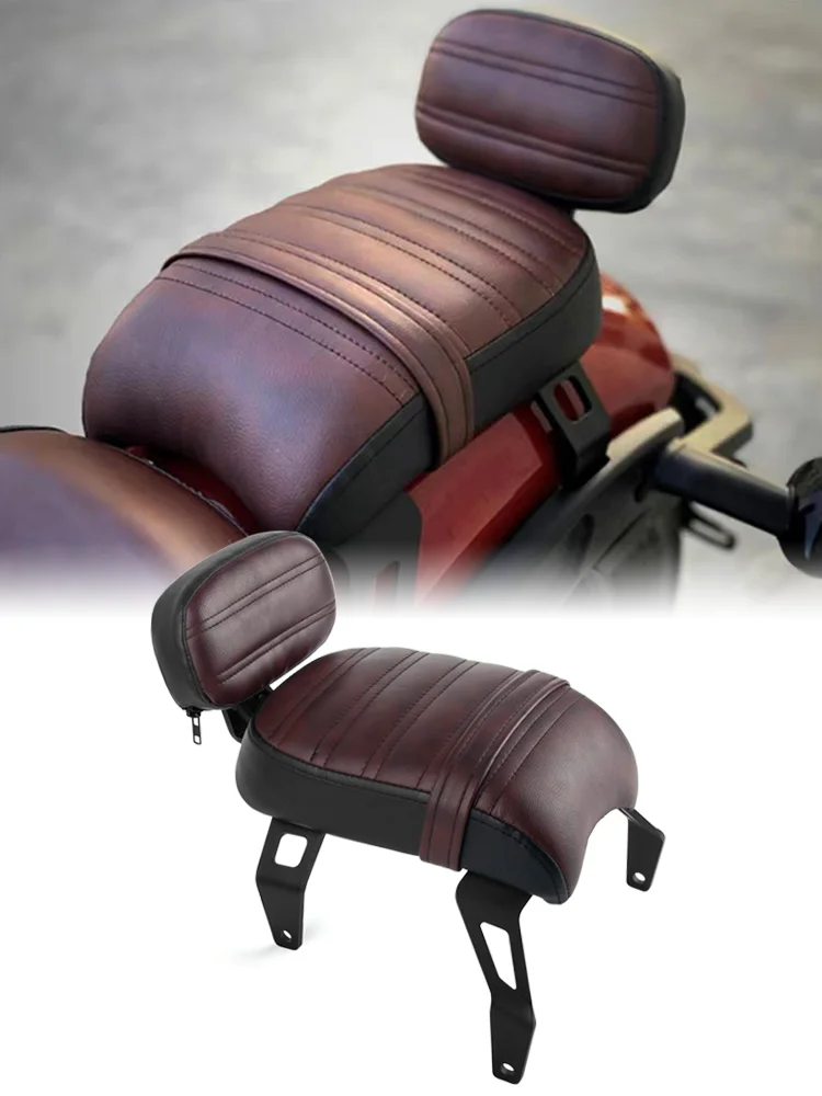 

panical is suitable for Indian Scout Bobby 2018-2024 motorcycle passenger seat back and seat cushion motorcycle accessories