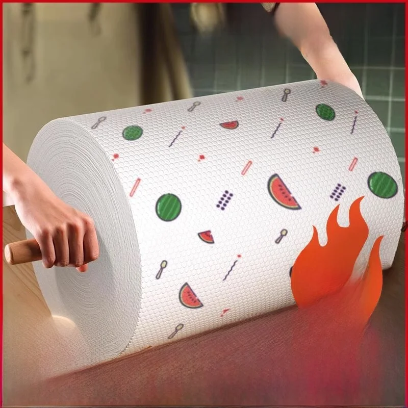 

Thickened Disposable Kitchen Cleaning Cloth Lazy Person's Wipe Wet And Dry Use Dishwashing Household Chores Special Paper Towel