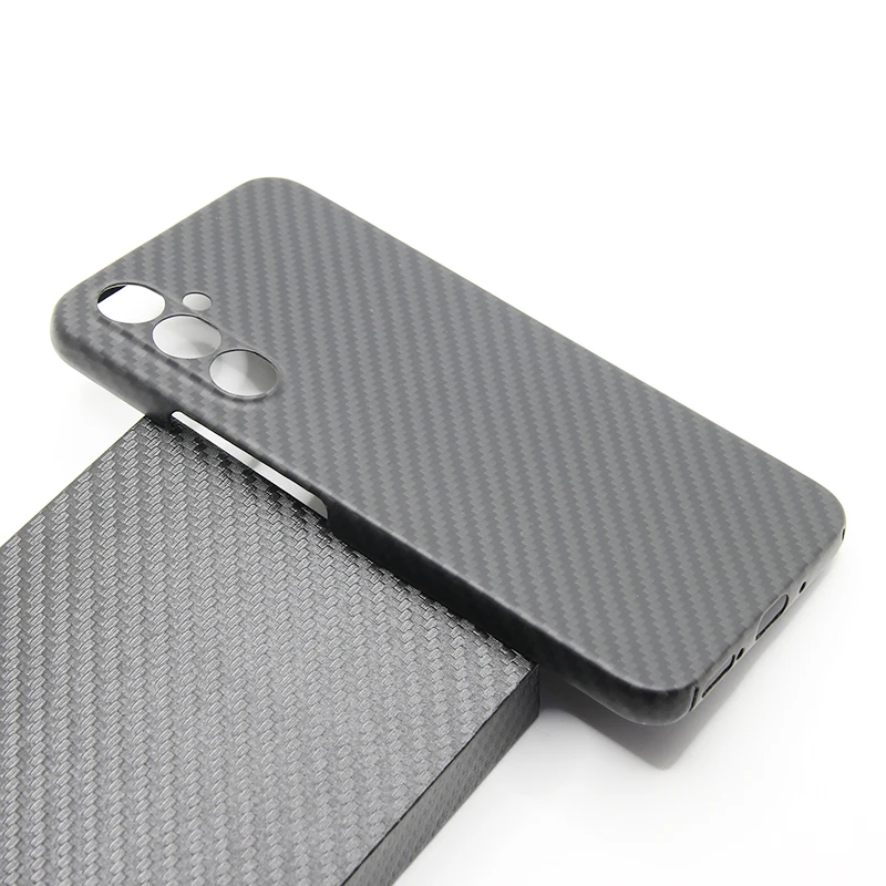 Genuine Aramid Carbon Fiber Case for Samsung Galaxy A54 A53 Matte Ultra thin Anti-explosion Bulletproof Phone Protective Cover