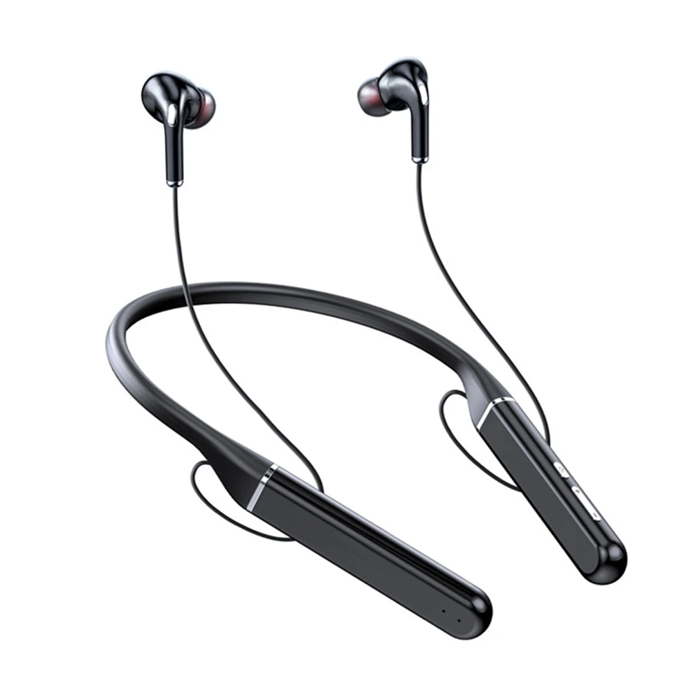 Wireless Headphones Bluetooth-Compatible 5.0 EDR Halter Neckband Earphone Sports IPX3 Waterproof Earbuds Stereo Headset with MiC