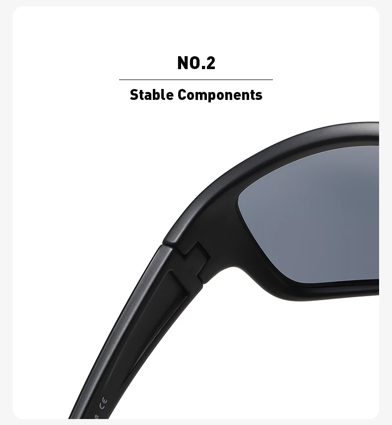 DML Neue Ultra Licht Material Gläser Männer Frauen Angeln Gläser Sonne Brille Camping Wandern Fahr Polarisierte Sonnenbrille – Detail 15