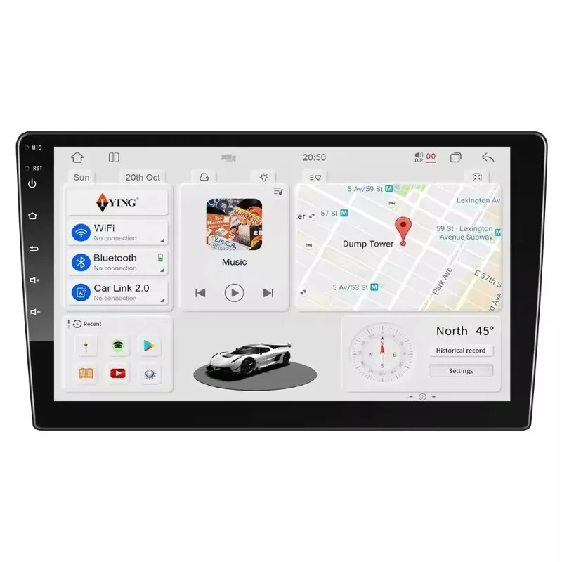 

13 Inch Accessories Car Touch Screen Radio 6+128G Universal Car Radio Android 8core Radio Auto 5G WiFi