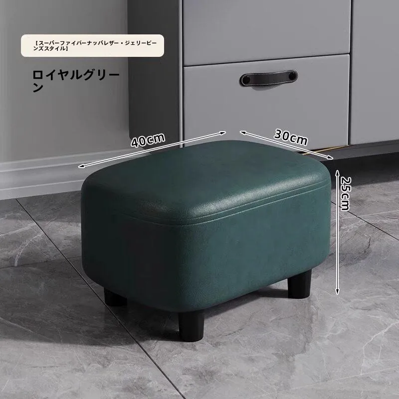 ソファフットレストシンプルで豪華な家庭用スツール子供用玄関ローテーブルリビングルームコーヒーテーブル靴交換用スツール