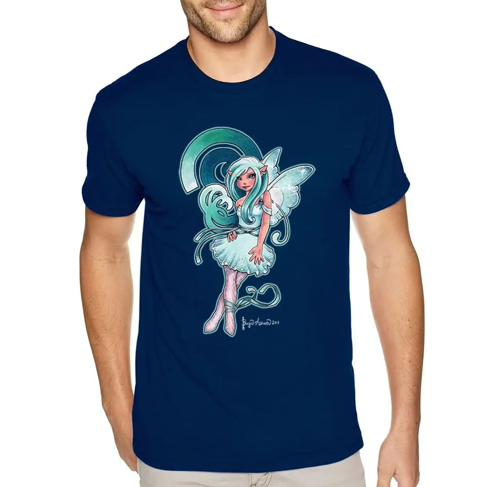 Apparel Men's Tee Spiral Fairy Pixie Sprite Elf Fantasy Crewneck T-shirt Anime Graphic T-shirts For Men