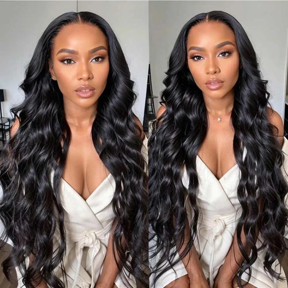 Hd 360 Lace Front Pruik Menselijk Haar Lijmloze Human Hair Pruiken Redy To Draag Body Wave 13X6 Lace Front Pruik 6X6 Lace Closure Pruik