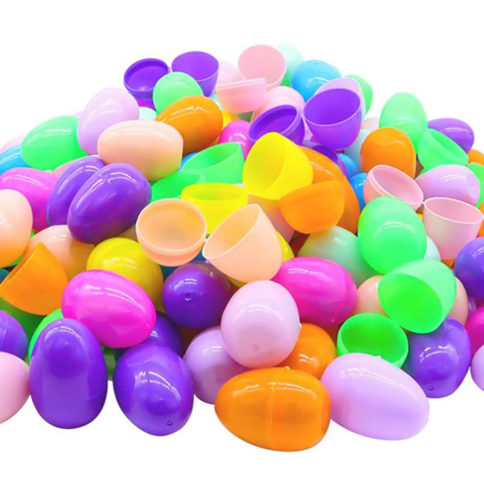 

Fillable Easter Eggs with Plush Bunny Toys Bulk Stuffed Animals Party Favors for Kids Egg Hunt