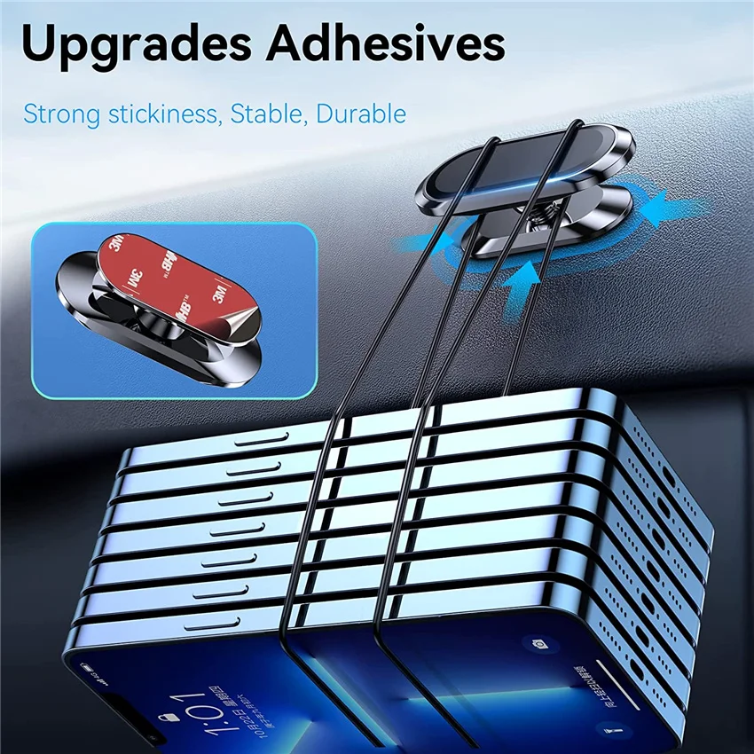 360 °   Магнитный автомобильный держатель для телефона, магнитная подставка для смартфона, мобильного телефона, поддержка GPS для iPhone 16, 15, 14, Xiaomi Huawei, Samsung Phone