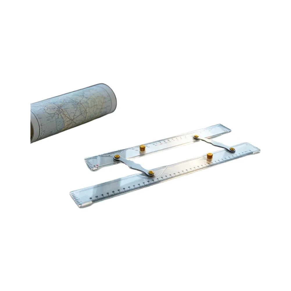 For Yacht Operation Marine Chart Plotter Marine Parallel Ruler For Chart Plotting Chart Plotting Tool Transparent Body