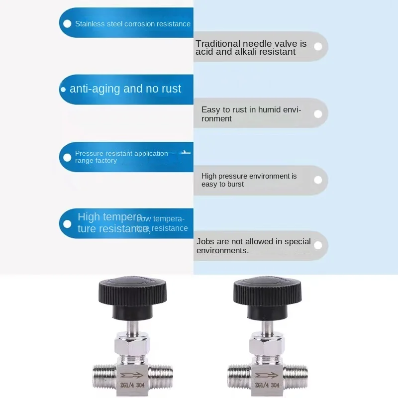 صمام لولبي Free ship Adjustable Needle valve 1/8\ صمامات أخرى — تفصيل 1