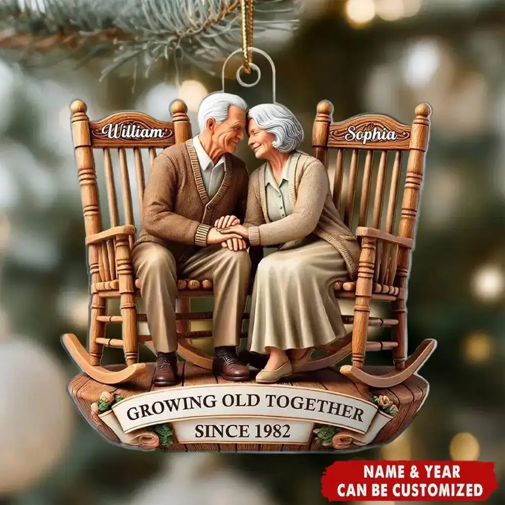 

Customized Figurines Wooden Growing Old Together Sculptures Symbolizes Enduring Love Romantic Wood Ornament