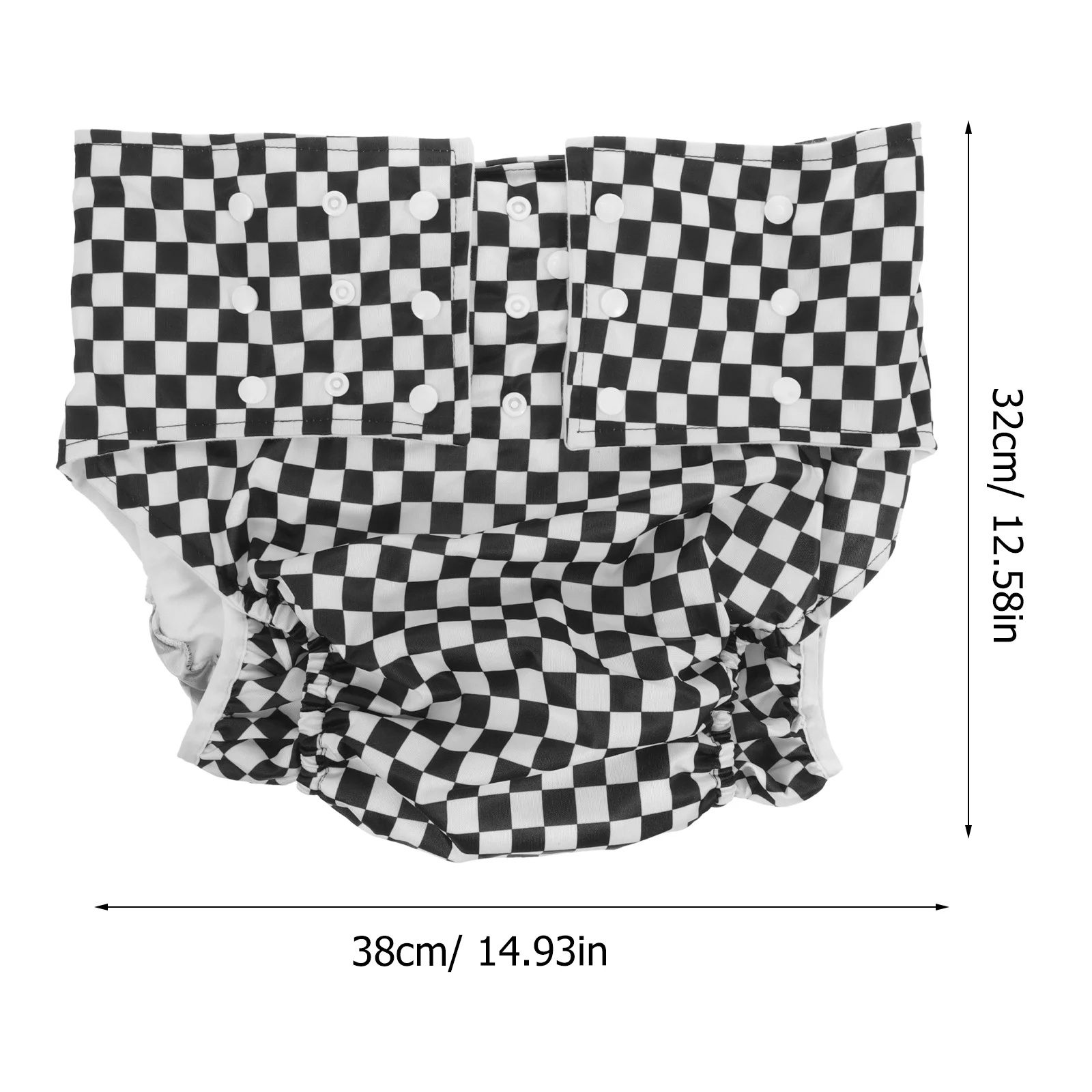 حفاضات قماشية للكبار قابلة لإعادة الاستخدام وقابلة للتعديل ومضادة للتسرب، ملابس داخلية مريحة لحماية سلس البول وقابلة للغسل