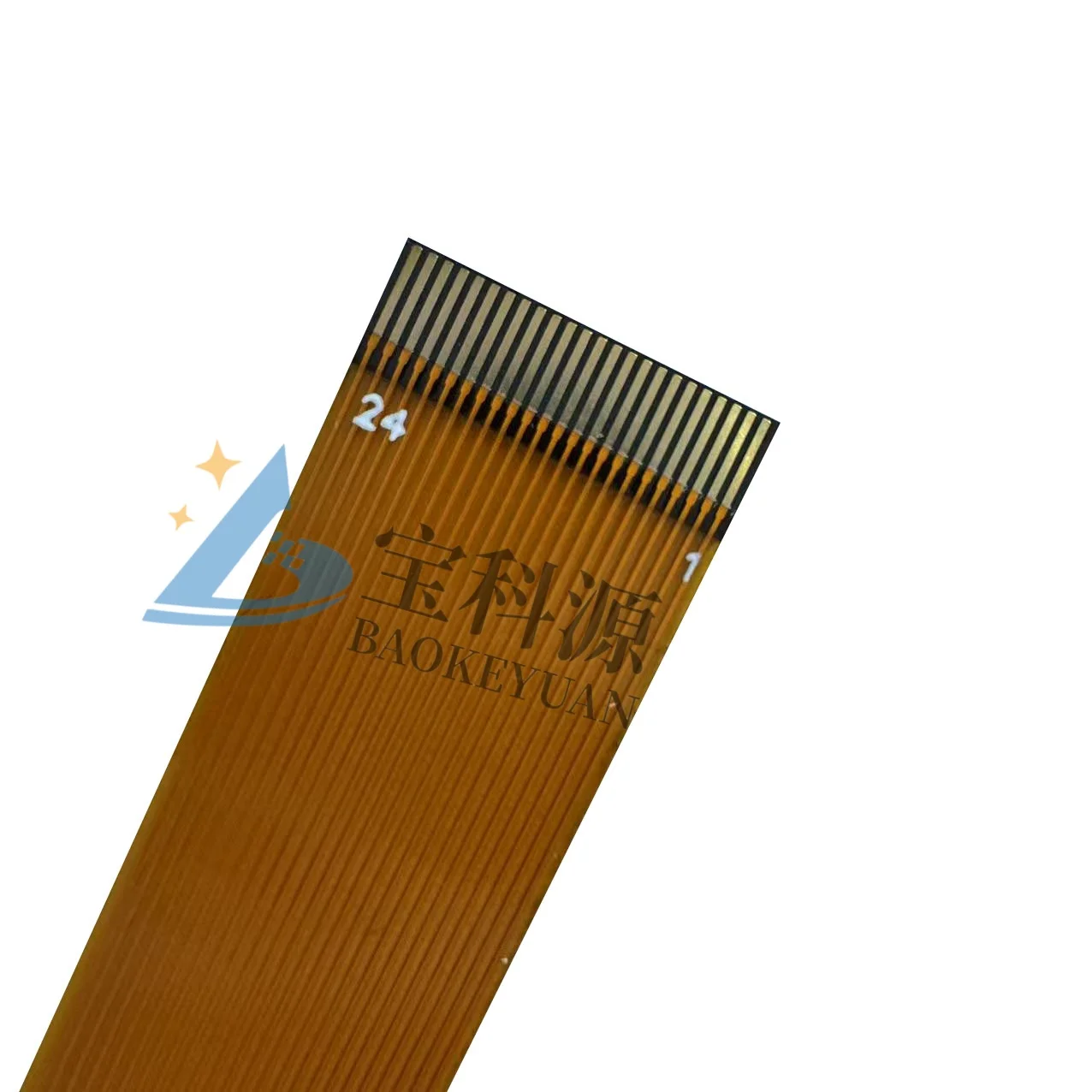 Ffc/Fpc Yellow Flexible Cable 0.5 Pitch-24Pin-150Mm-Same Mipi Display Test Cable