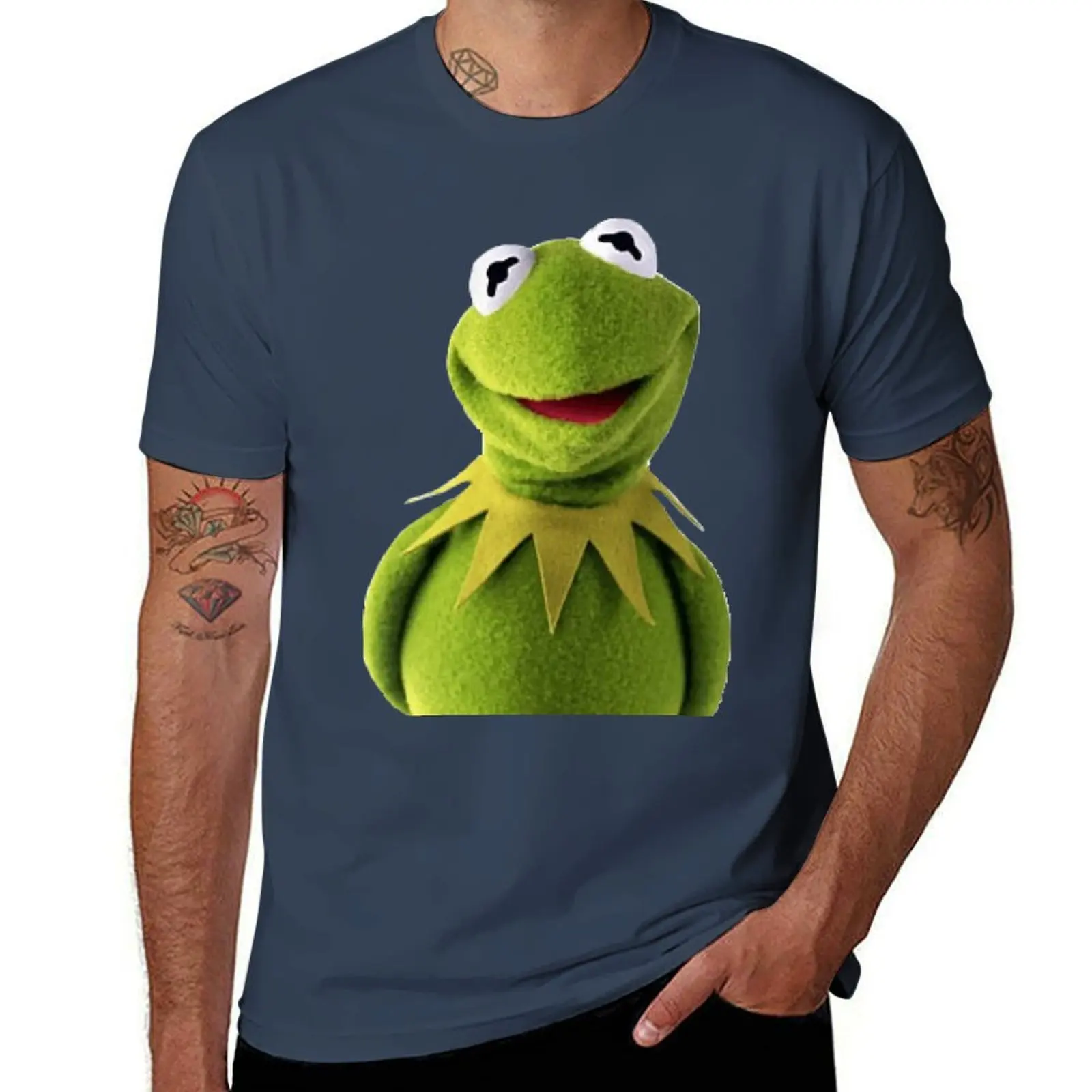 

Happy Kermit T-Shirt printed t shirts for man man t shirts for men anime t shirts for man T-Shirt