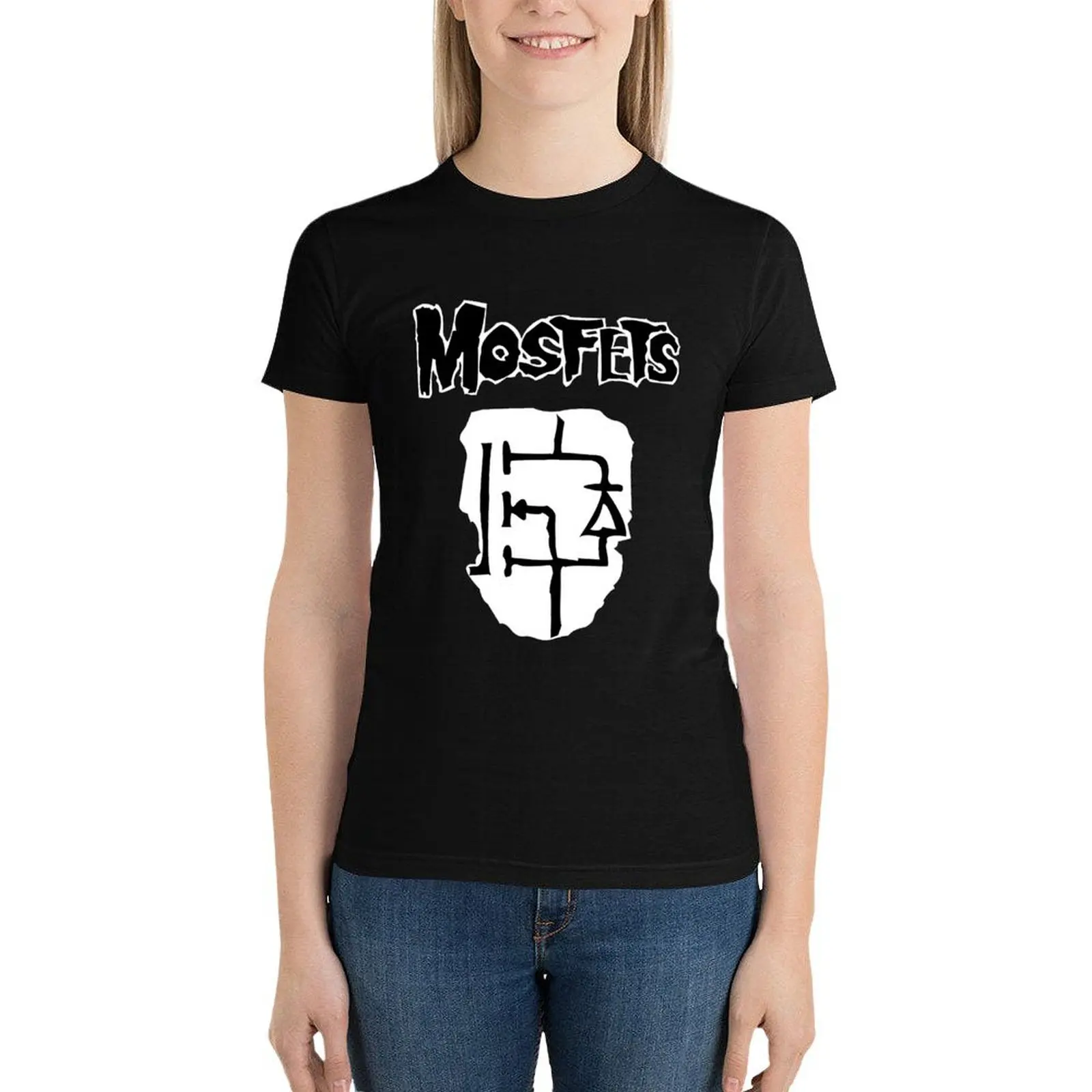 

Punk Mosfets T-Shirt tops Blouse animal print shirt for girls t-shirts for Women pack