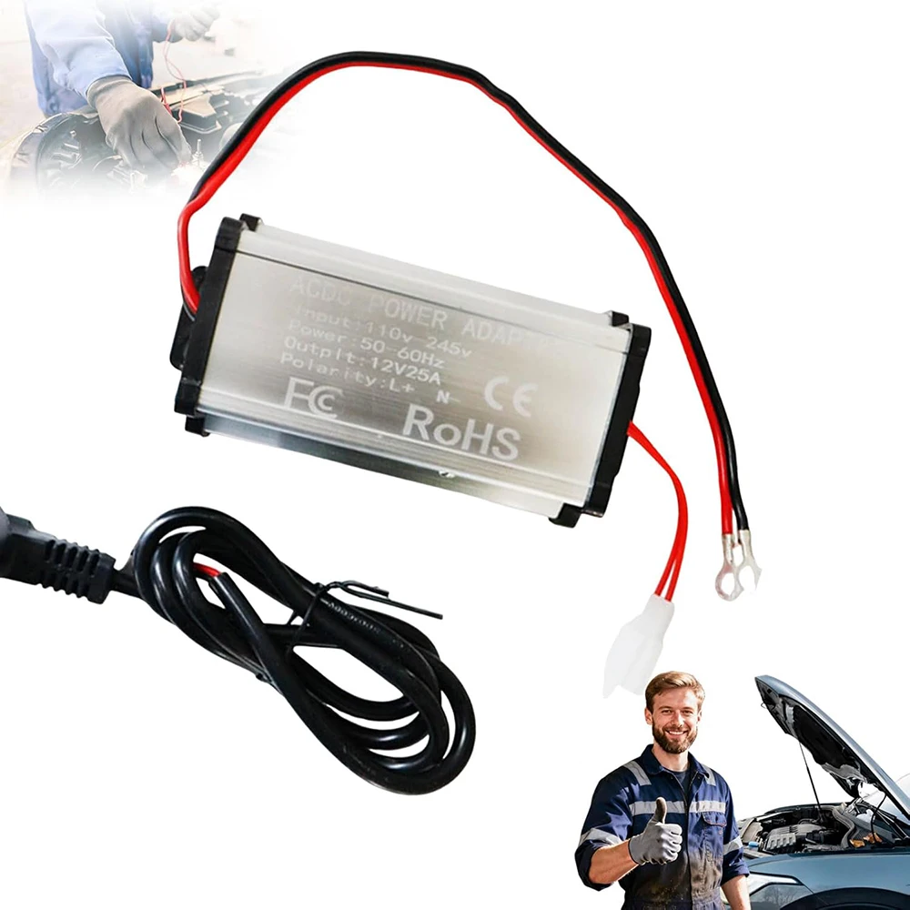Power Converter Heater Adapter Home 110V AC To 12V DC, Air Heater Adapter Heater Replacement Parts for, RVs SUVs Winter Heating