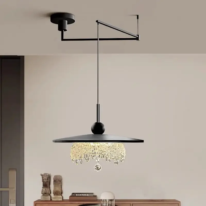 Rocker arm restaurant light Italian minimalist light luxury high-end dining table bar light creative water drop