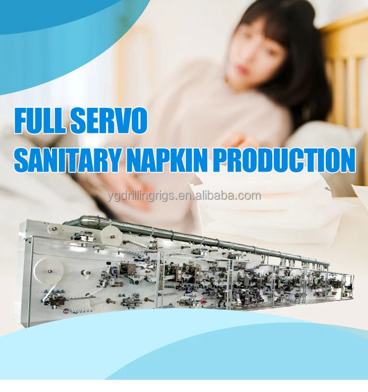 Best Quality Ah-xd Fullservo Puff Sanitary Napkin Pads Making Machine for Sale In China