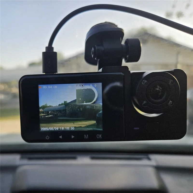 

A20K-Dash Cam Front And Rear Inside Wifi Dash Camera Included With 32G SD Card Loop Recording