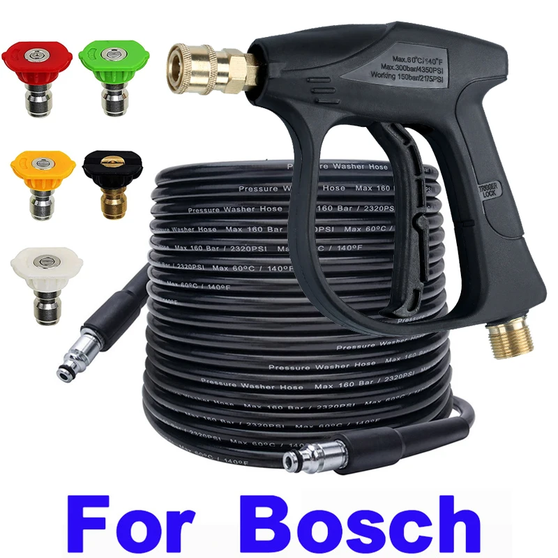 High Pressure Washer Hose high pressure water gun Washer nozzles For Bosch black decker Car Cleaning Quick connector accessories