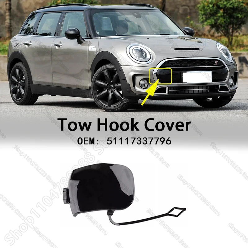 

Front Bumper Tow Hook Cover For 2014-2018 Mini Cooper S F55 F56 F57 51117337796