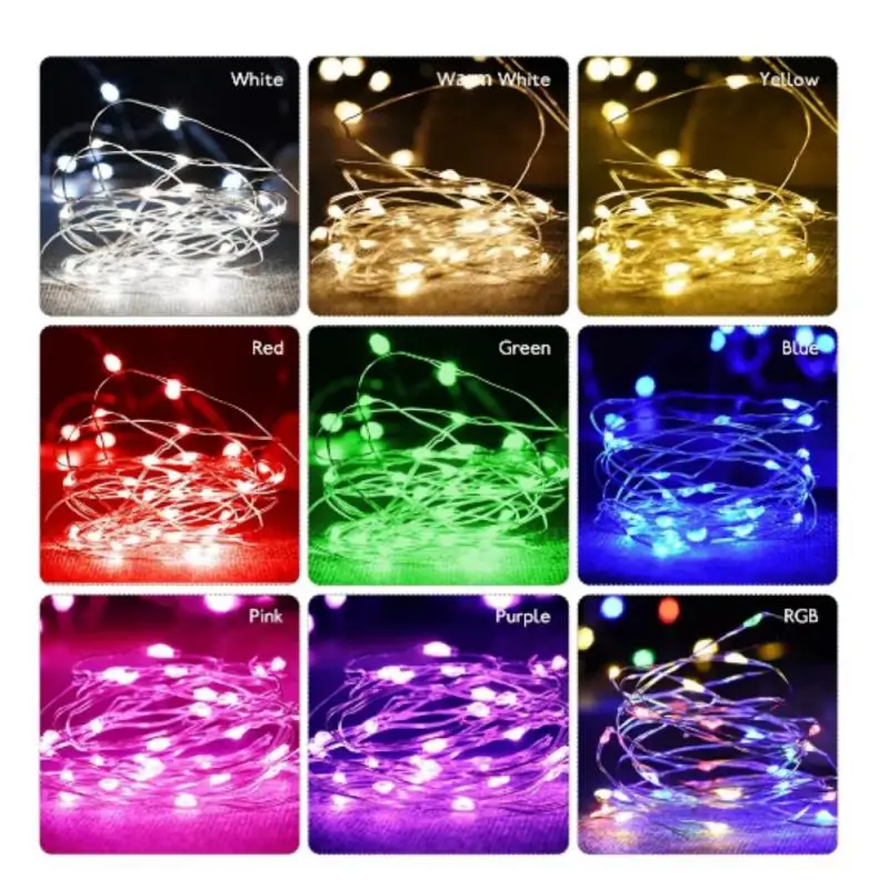 Led Strings Copper Wire 3XAA Battery Operated Christmas Wedding Party Decoration 3M 30LED String Fairy Lights christmas