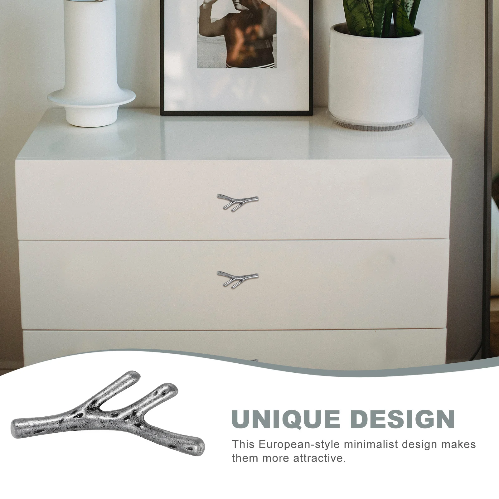 

1Set Safe Reliable Texture Cupboard Door Knob Modern Cabinet Pull Handle Zinc Alloy Grip Cupboard Door Knob Cabinet Handle