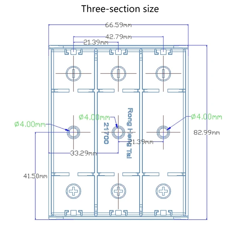 Battery Holder Storage Box Container 21700 Case 1X 2X 3X 4X 21700 Dropship