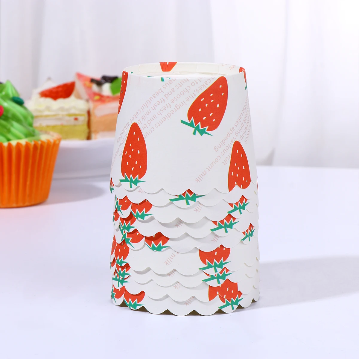 

150 Pcs Baking Cake Tray Cup Paper Cups High Temperature Resistance Muffin Liner