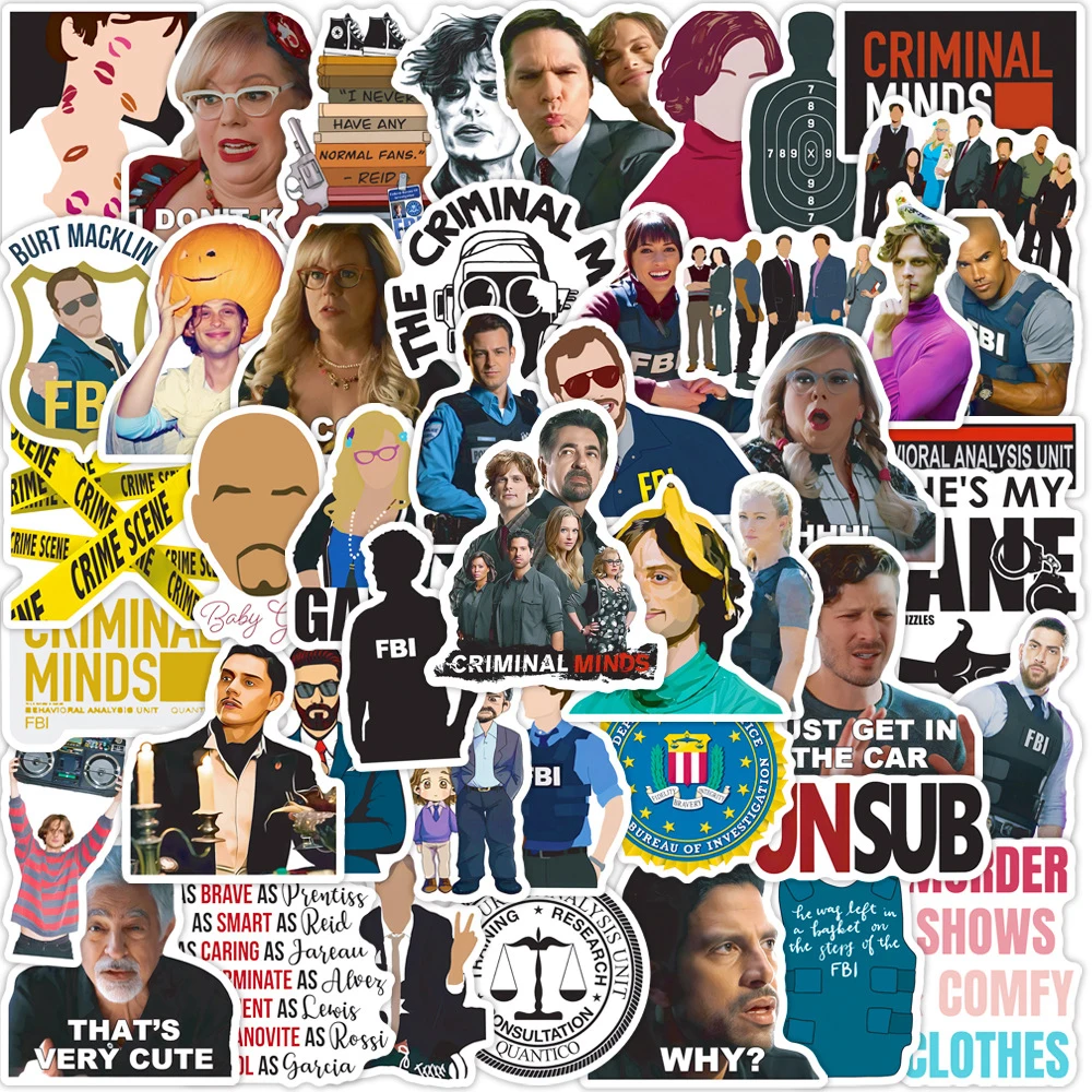 10/30/50pcs Classic Movies Series Stickers TV Show Cartoon Sticker Notebook Phone Motorcycle Laptop Kids Graffiti Decal Toys