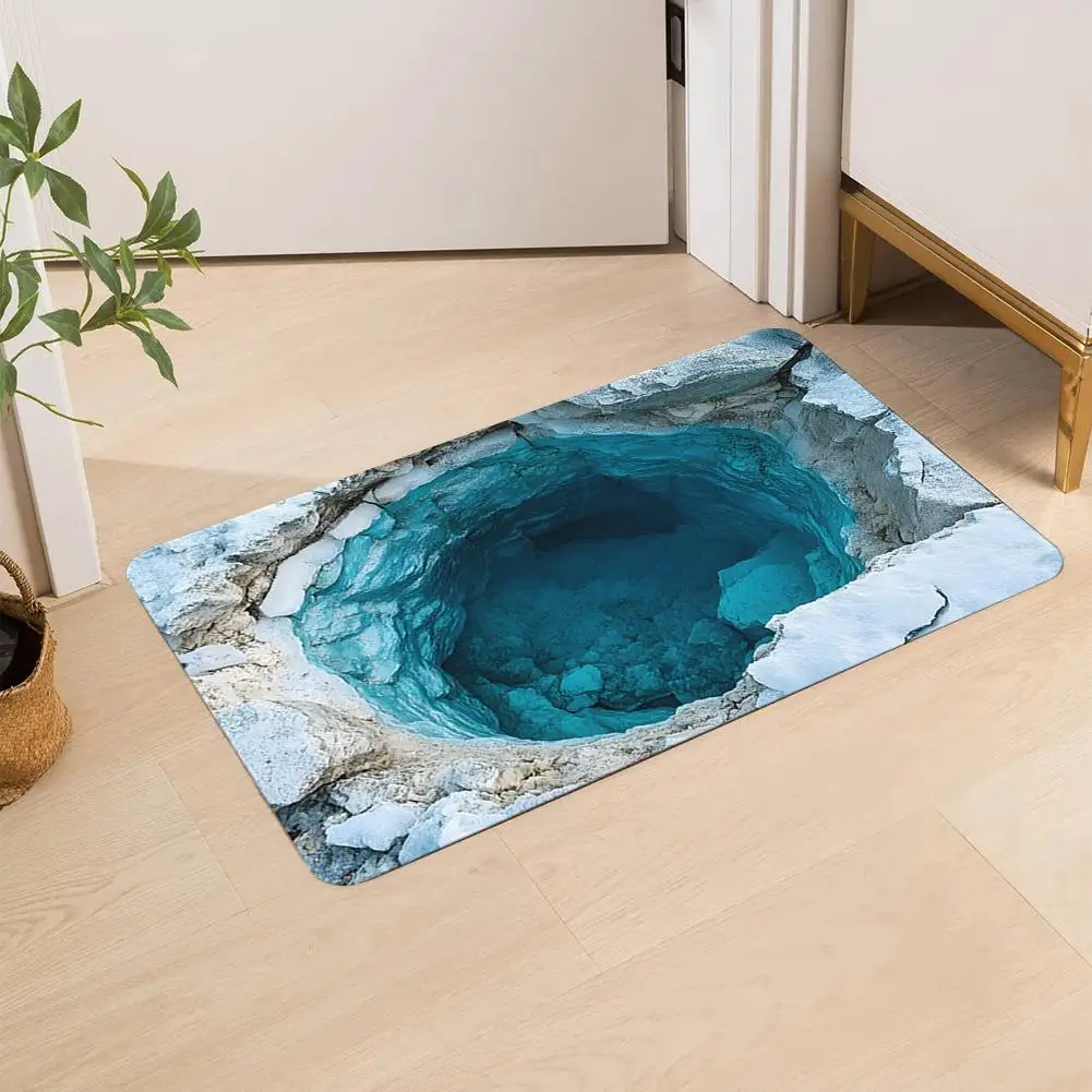 سجادة حمام دياتوميت بتصميم ثلاثي الأبعاد، سجادة أرضية مضادة للانزلاق لمدخل الحمام والمطبخ، سريعة الجفاف وسهلة التنظيف، أنماط متعددة