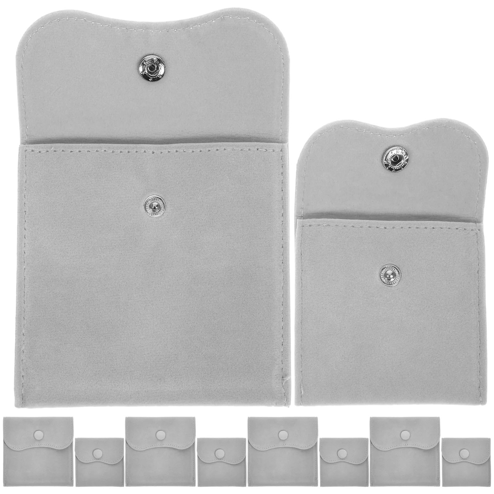 

10 Pcs Jewelry Storage Bag Pouch for Necklaces Bracelet Small Ring Cloth Velvet Earrings Travel Pearl