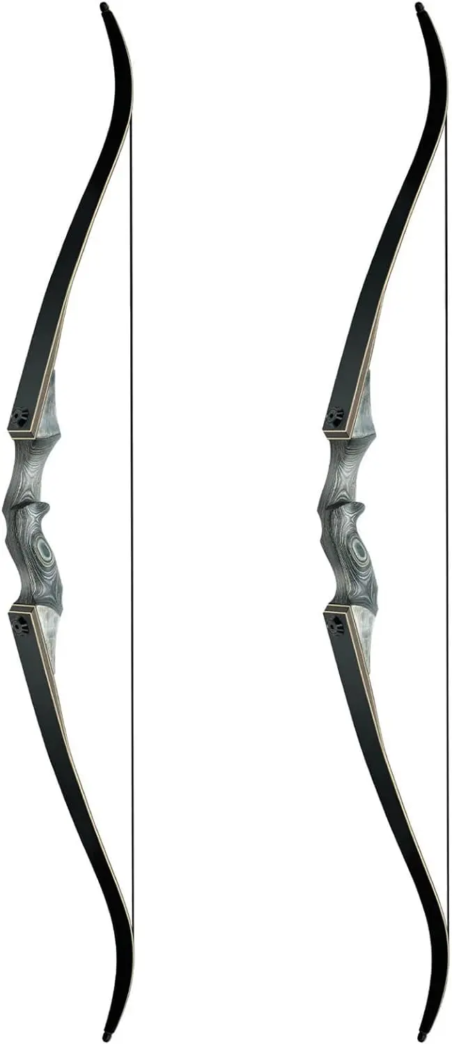 

40lb Black Hunter Takedown Recurve Bow & 30lb Black Hunter Takedown Recurve Bow, 60" Right Handed with Ergonomic Design