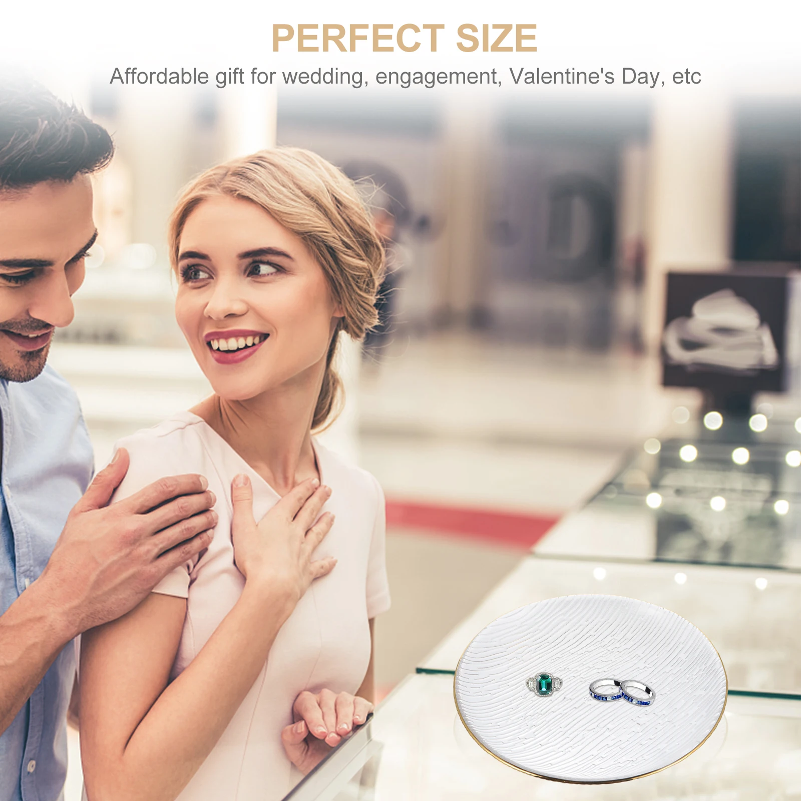 

Ribbed Glass Plate Transparent High-Quality Food Serving Tray for Cake Snack Fruit Dessert Ideal Home Party Cafe