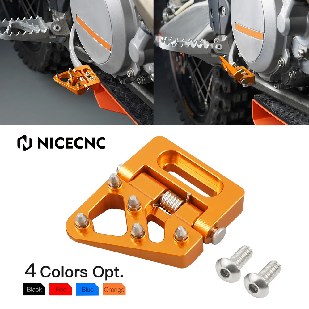 

For KTM EXC 300 EXC EXCF SX SXF XCW XC XCF XCFW 300 125 250 300 350 400 450 500 530 2004-2015 Rear Brake Pedal Step Tip Plate