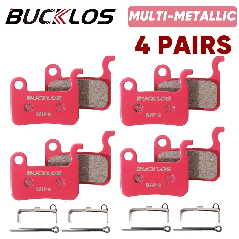 BUCKLOS Fiets Hydraulische Schijfremblokken voor M535 Metallic Remblokken Metal Road Mountainbike Remblokken fit A01S M06S M07S