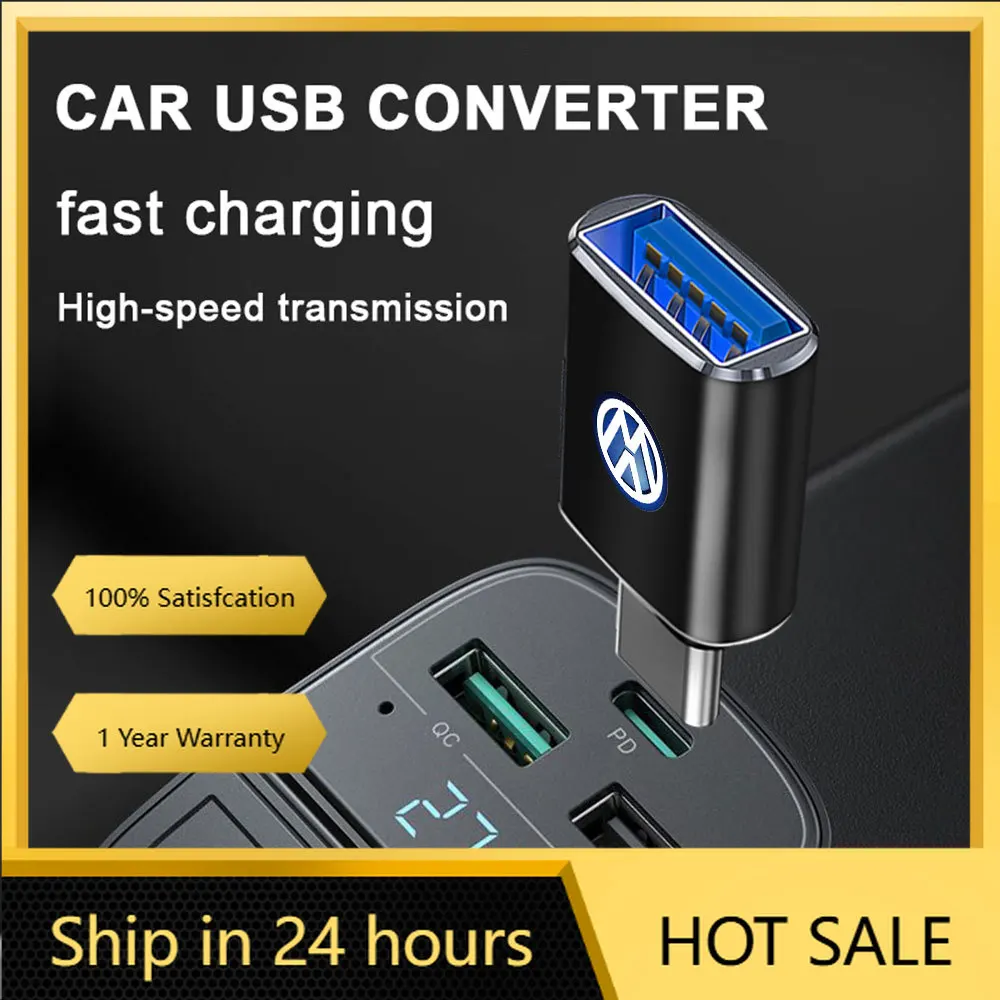 

Крышки-концентраторы Автомобильное зарядное устройство USB-конвертер Быстрая зарядка Автомобильные аксессуары для Volkswagen VW R GTI Golf Polo Beetle Passat Jetta CC Toua