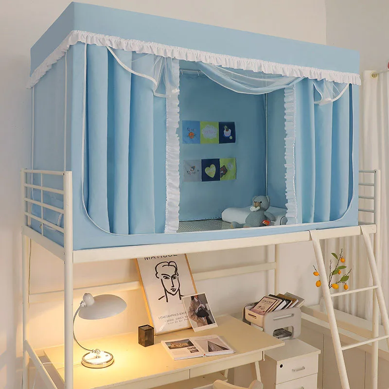 

Bunk Bed Curtains Dormitory Room Lightproof Roomate Privacy Cover Anti-mosquito Bed Curtain Canopy Home Decor Blackout Curtain