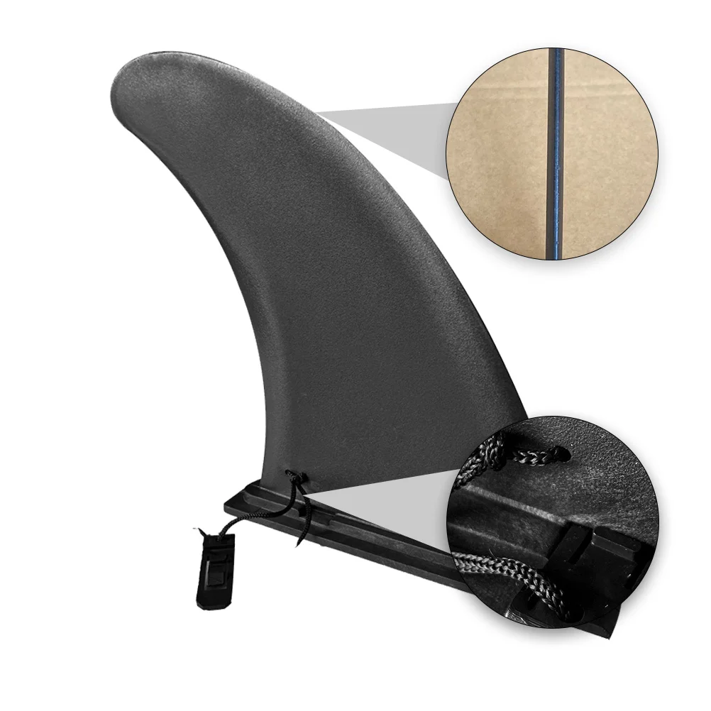 

1Pcs Inflatable Surfboard Tail Fin Large Fish Detachable Nylon Plastic Sup Water Fin Balanced for Stable Control