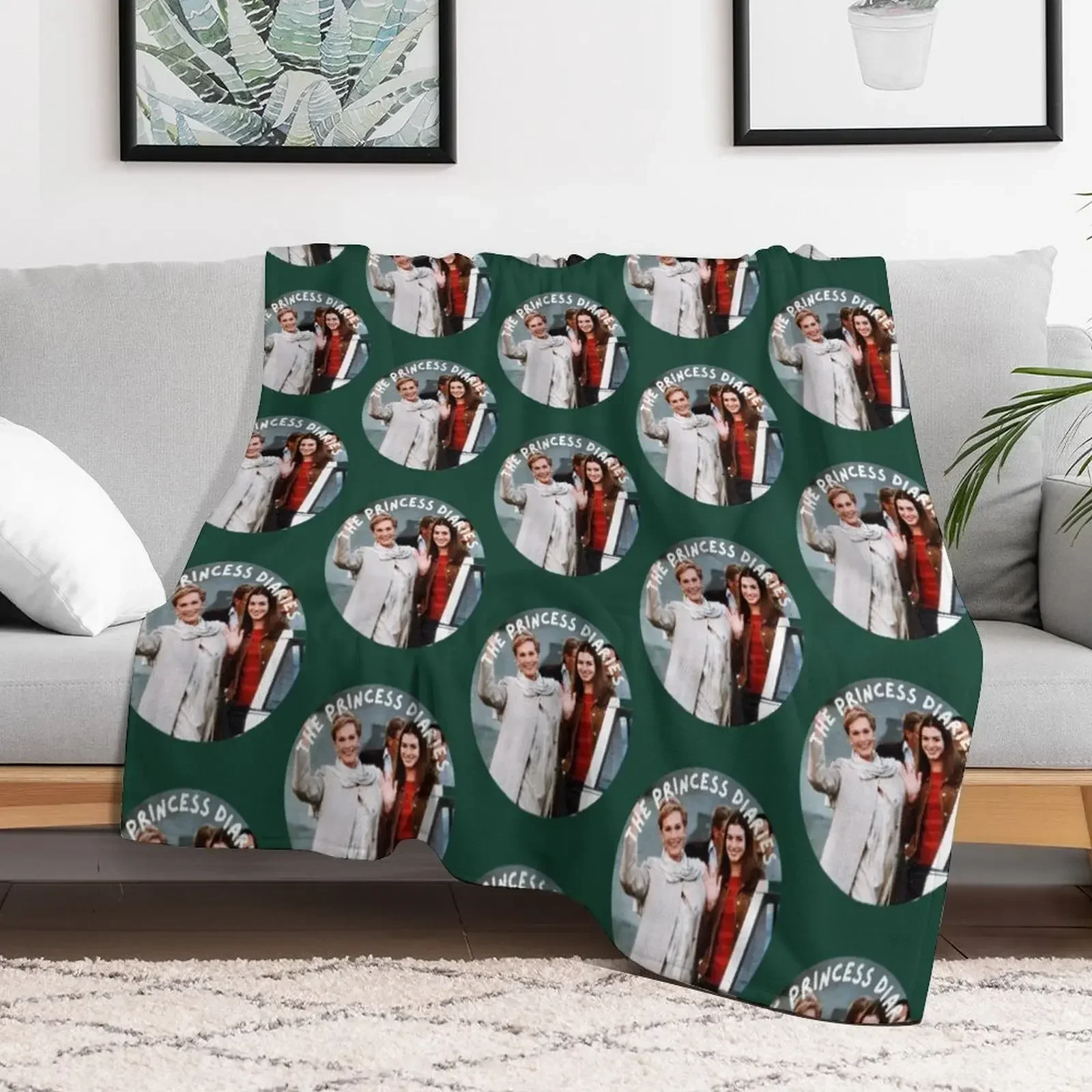 

Princess Diaries Throw Blanket Tourist Luxury Flannel Fabric Custom Blankets Camping Luxury Brand Blankets