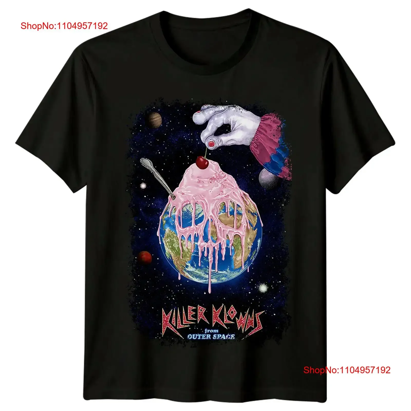 

Killer Klowns from Outer Space 1988 Movie Poster Inspired Classic T Shirt vintage Washed graphic Stretched