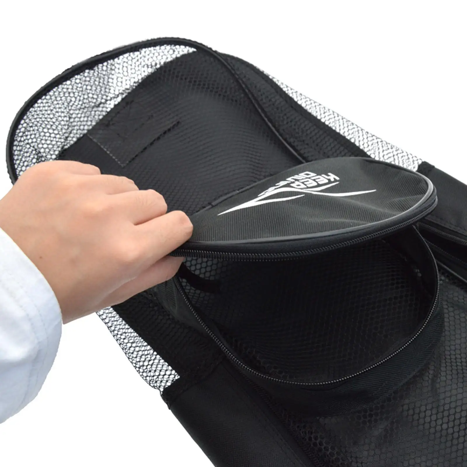 Portable Snorkeling Gear Bag Carrying Bag Duffel Pocket Mesh Scuba Diving Backpack for Mask Wetsuit Beach Sports Surfing Travel - view 3