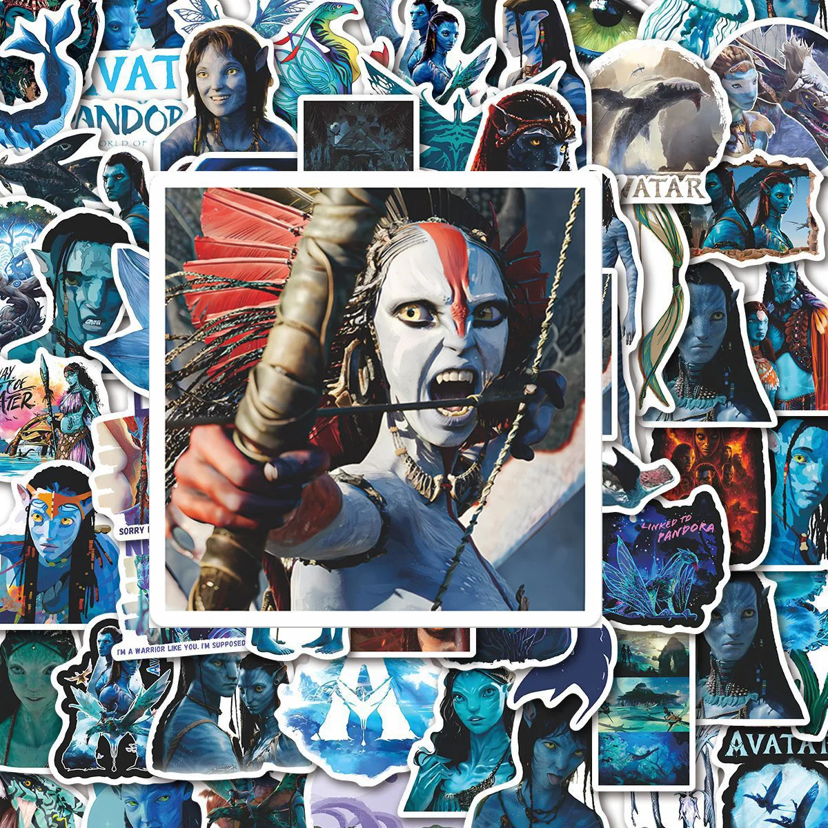 

65PCS Avatar 3 Fire and Ash Movie Sticker DIY Phone Laptop Luggage Skateboard Graffiti Decals Fun for Kid