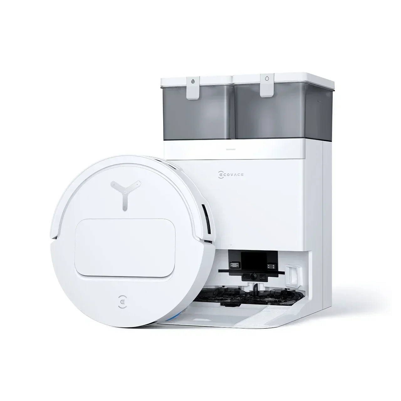 T 50 PRO Ecovacs Det Vacuum Cleaner Robot Chinese Version 15800 Pa Hair Zero-tangle Stepless 70°C Hot Water