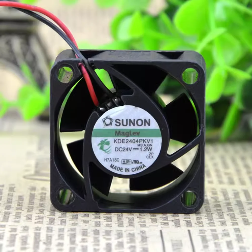 

For Sunon maglev fan KDE2404PKV1 MS.A.GN 4020 4CM 24V 1.2W power supply axial cooling fan 2wires