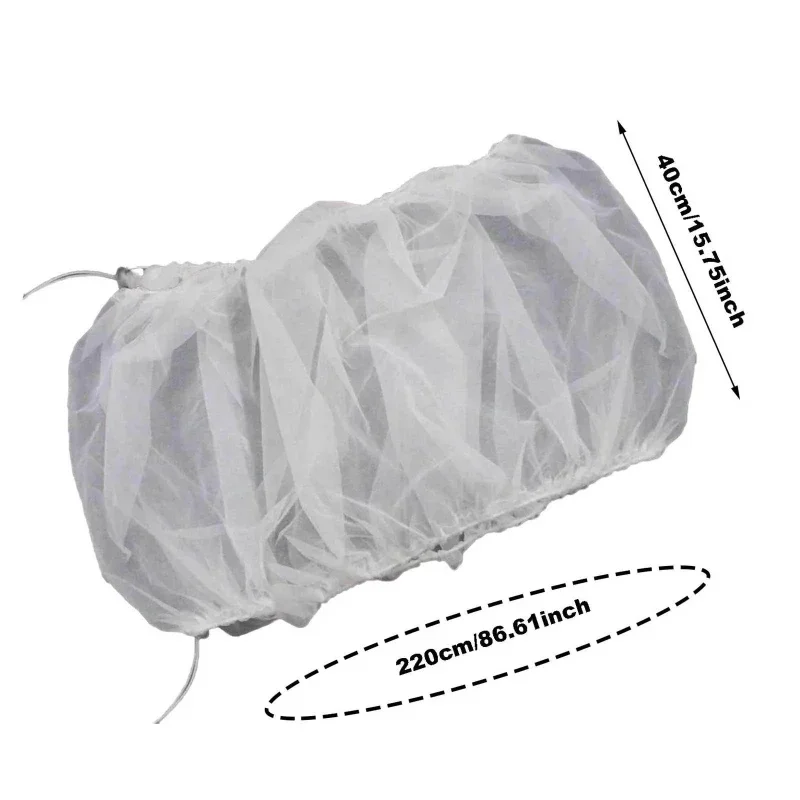 Universal Elastic Bird Cage Cover Transparent Mesh Net Anti Splash Seed Feather Catcher Stretchy Skirt Guard for Parrot Cages