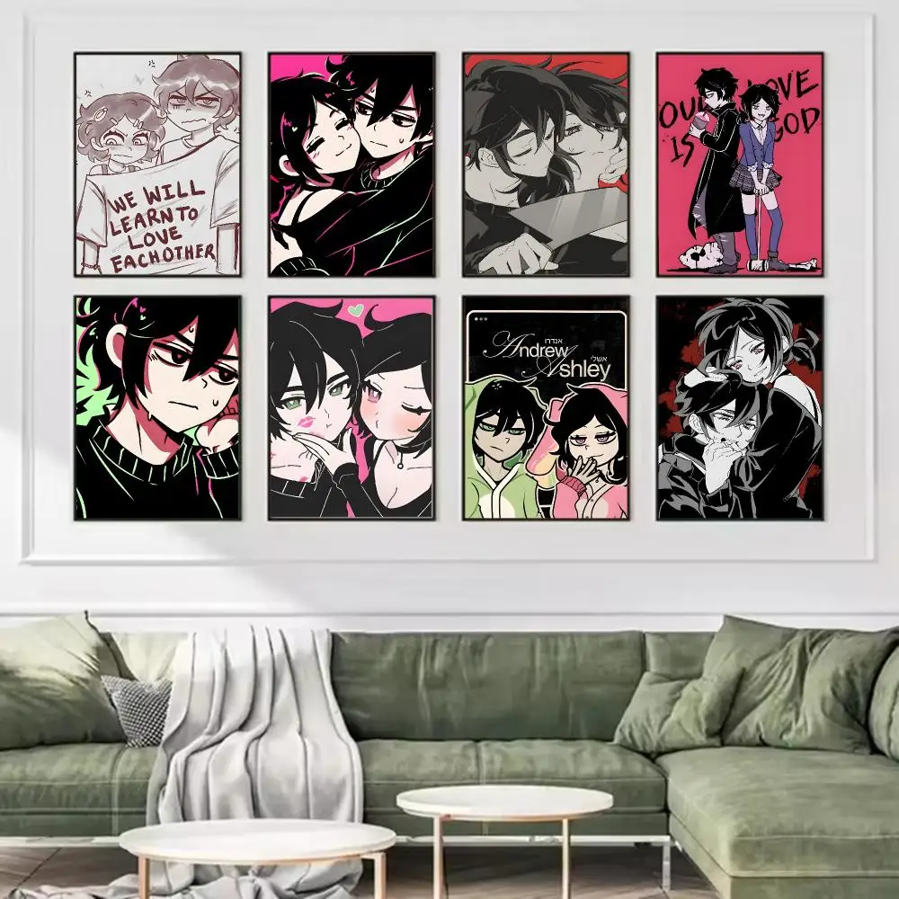 Game The C-Coffin Of Andy And Leyley Poster Trendy And Easy-to-Apply Wall Art Stickers For Home Decor And Dorm Room Walls