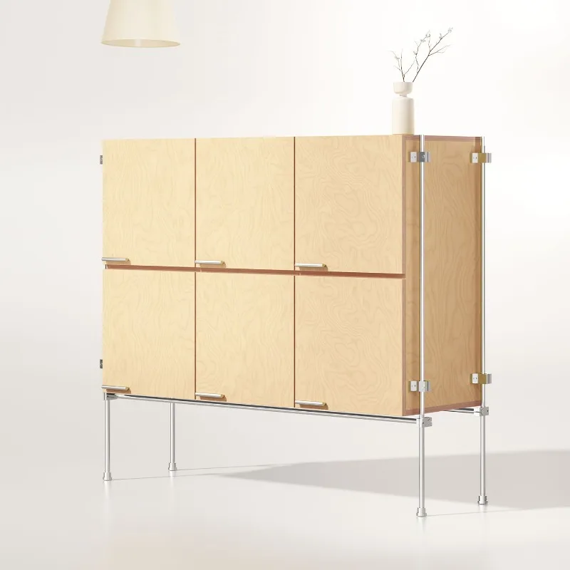 

Living room chest against the wall Bedroom locker Log bedside storage cabinet